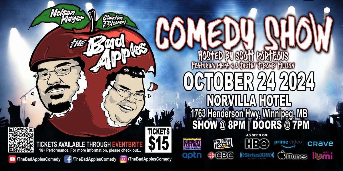 Bad Apples Comedy - Featuring Nelson Mayer 