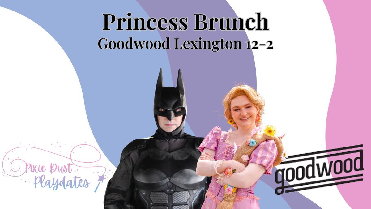 Princess and Superhero Brunch @ Goodwood Lexington with our Bat Hero and Rapunzel