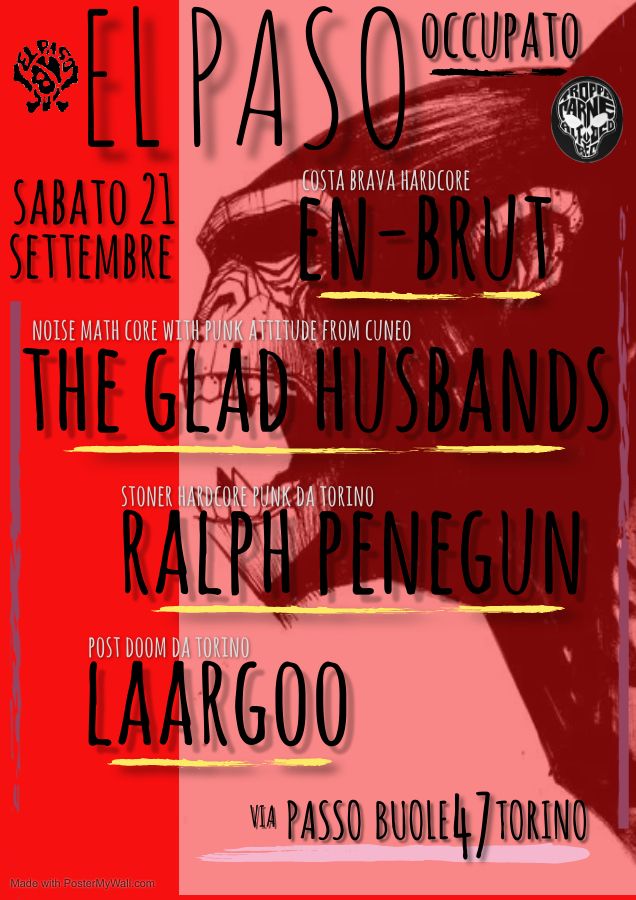 EN-BRUT + THE GLAD HUSBANDS + RALPH PENEGUN + LAARGOO