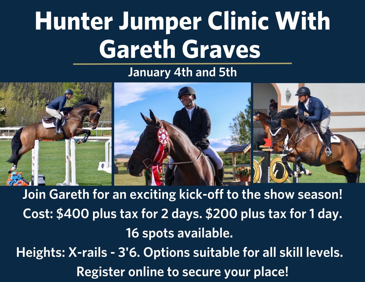 Hunter Jumper Clinic with Gareth Graves