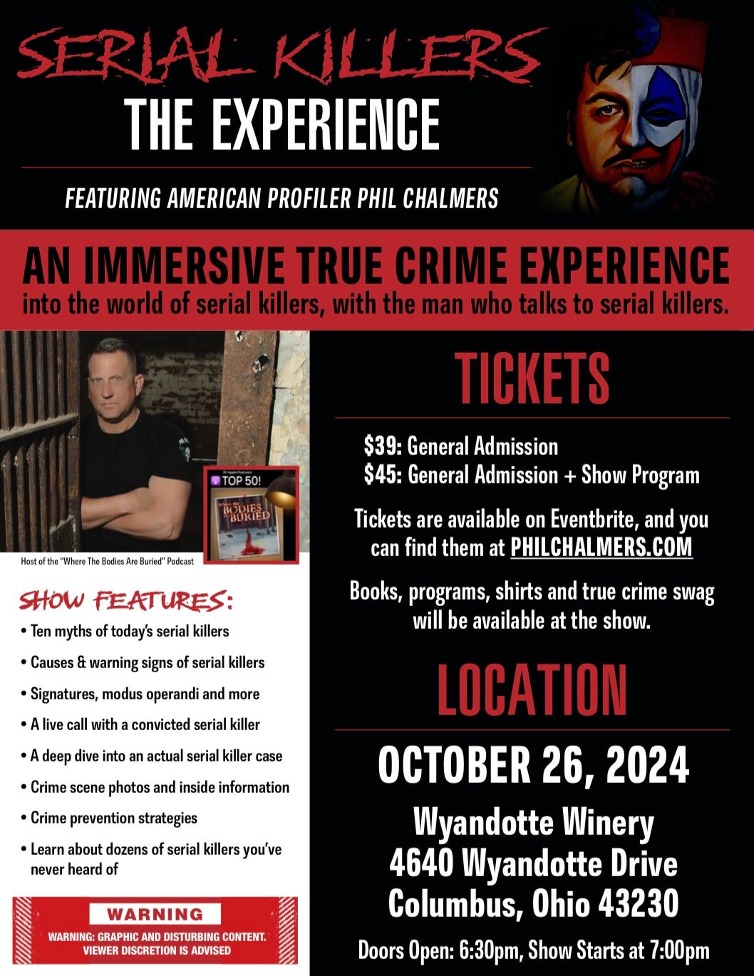 \ud83c\udf99\ufe0fTrue-crime experience at Wyandotte Winery! \ud83d\udd0d