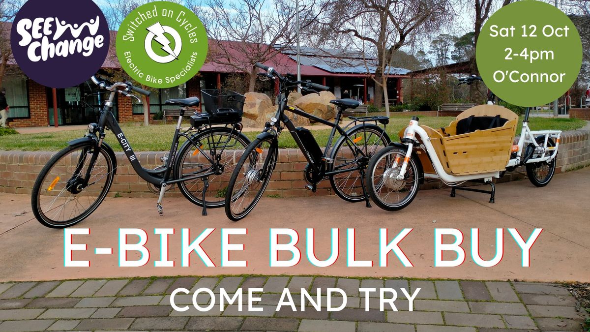 Electric Bike Bulk Buy - Come and Try 