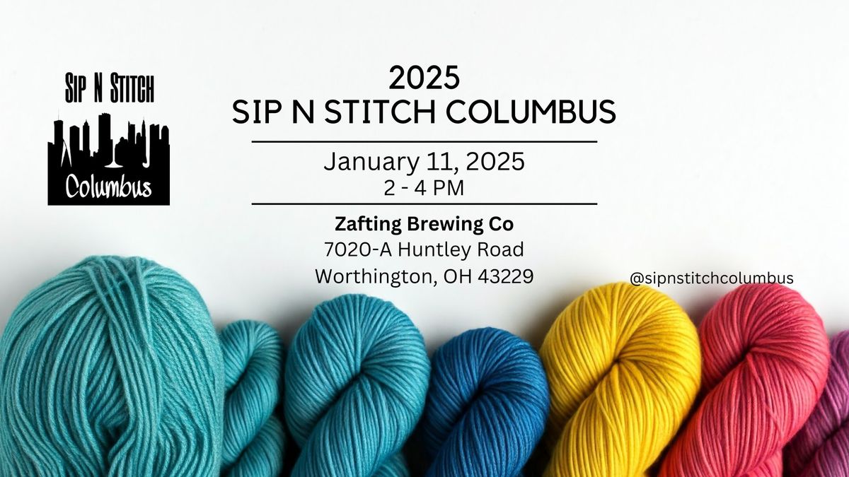 January Sip N Stitch 2025