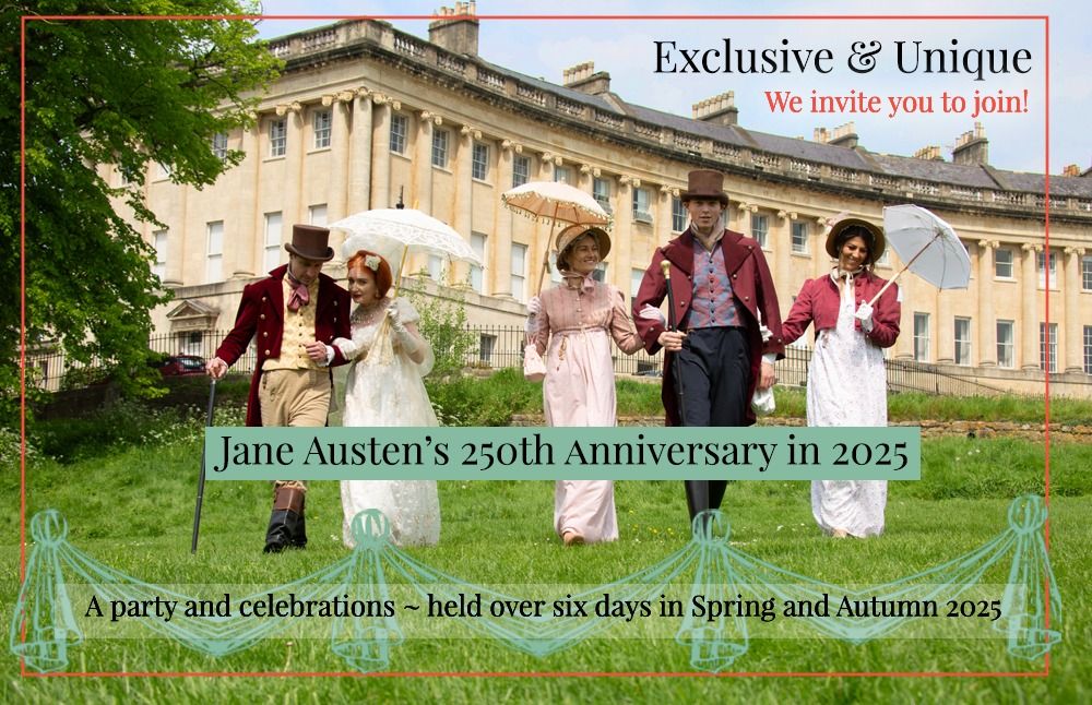 Celebrating Jane Austen's 250th Anniversary in the heart of Bath 