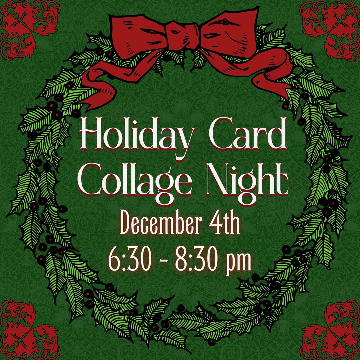 Holiday Card Collage Night