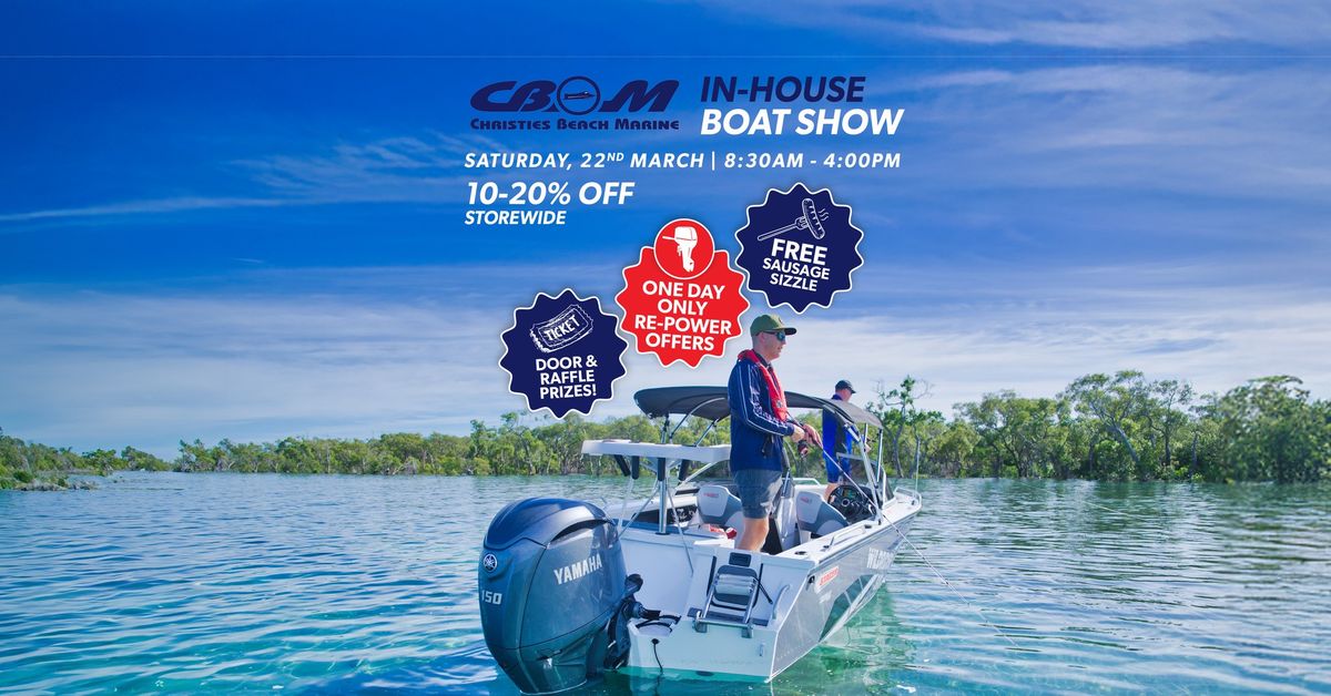 Christies Beach Marine\u2019s In-House Boat Show! \ud83d\udea4