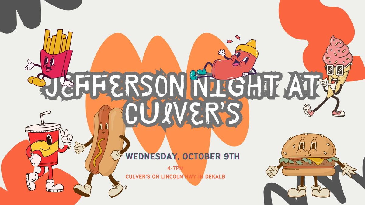 Jefferson Night at Culver's