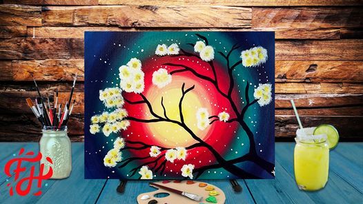 Colorful Bloom - Step by Step Painting Class