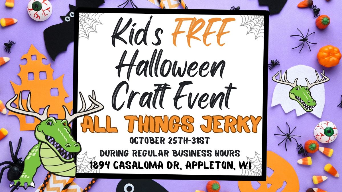 FREE Halloween Craft Event for Kids (DIY Trick or Treat Bag)