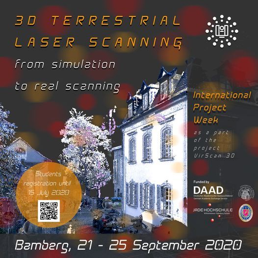 CANCELLED Due to Corona. VirScan3D - Project week on 3D Terrestrial laser scanning