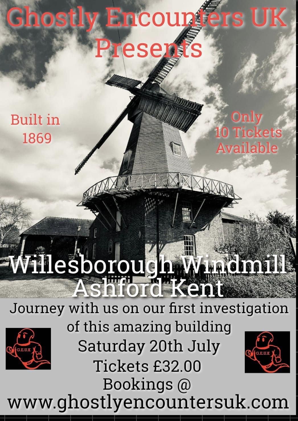 Paranormal Investigation at Willesborough Windmill, Ashford