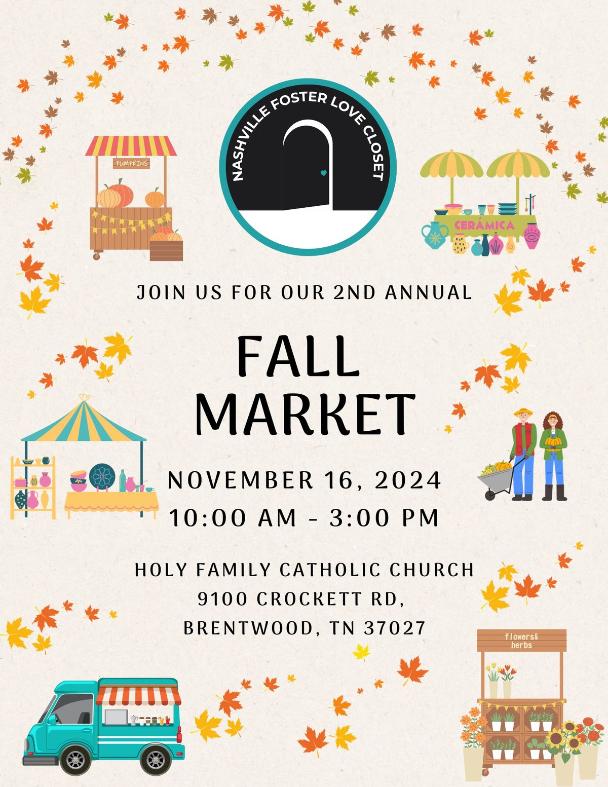 Second Annual Foster Closet Fall Market