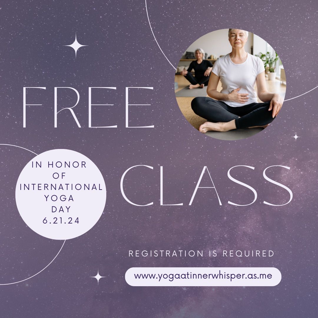 International Day of Yoga Celebration- Free Class