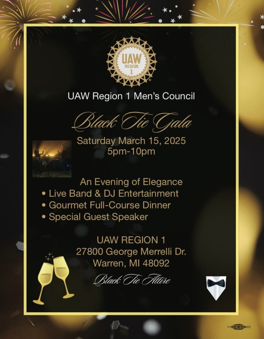 UAW Region 1 Men's Council Black Tie Gala