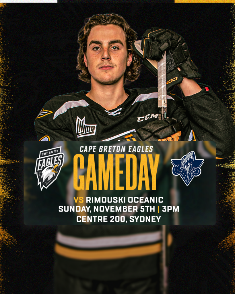Cape Breton Eagles at Rimouski Oceanic at Coliseum Sun Life Financial