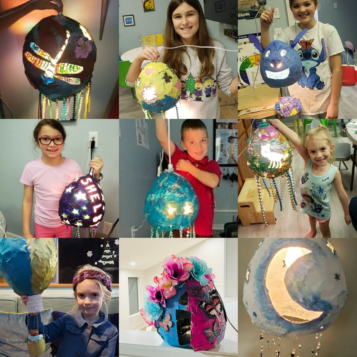 Create your own papier-m\u00e2che lantern class