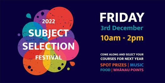 2022 Subject Selection Festival
