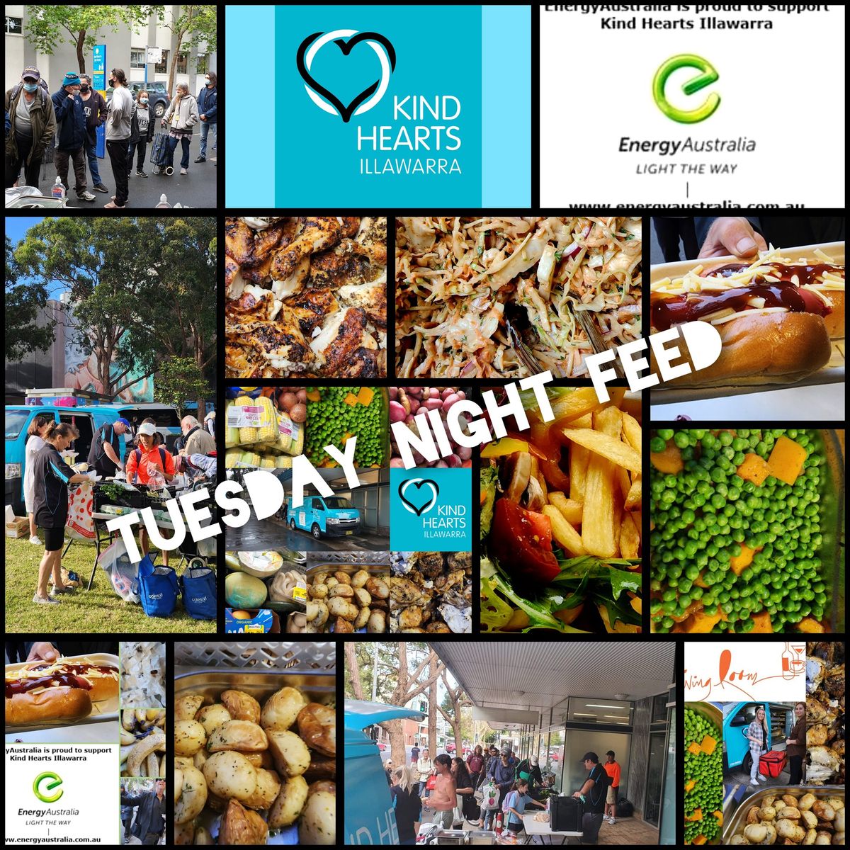 Kind Hearts Illawarra Tuesday Night Feed, sponsored by EnergyAustralia