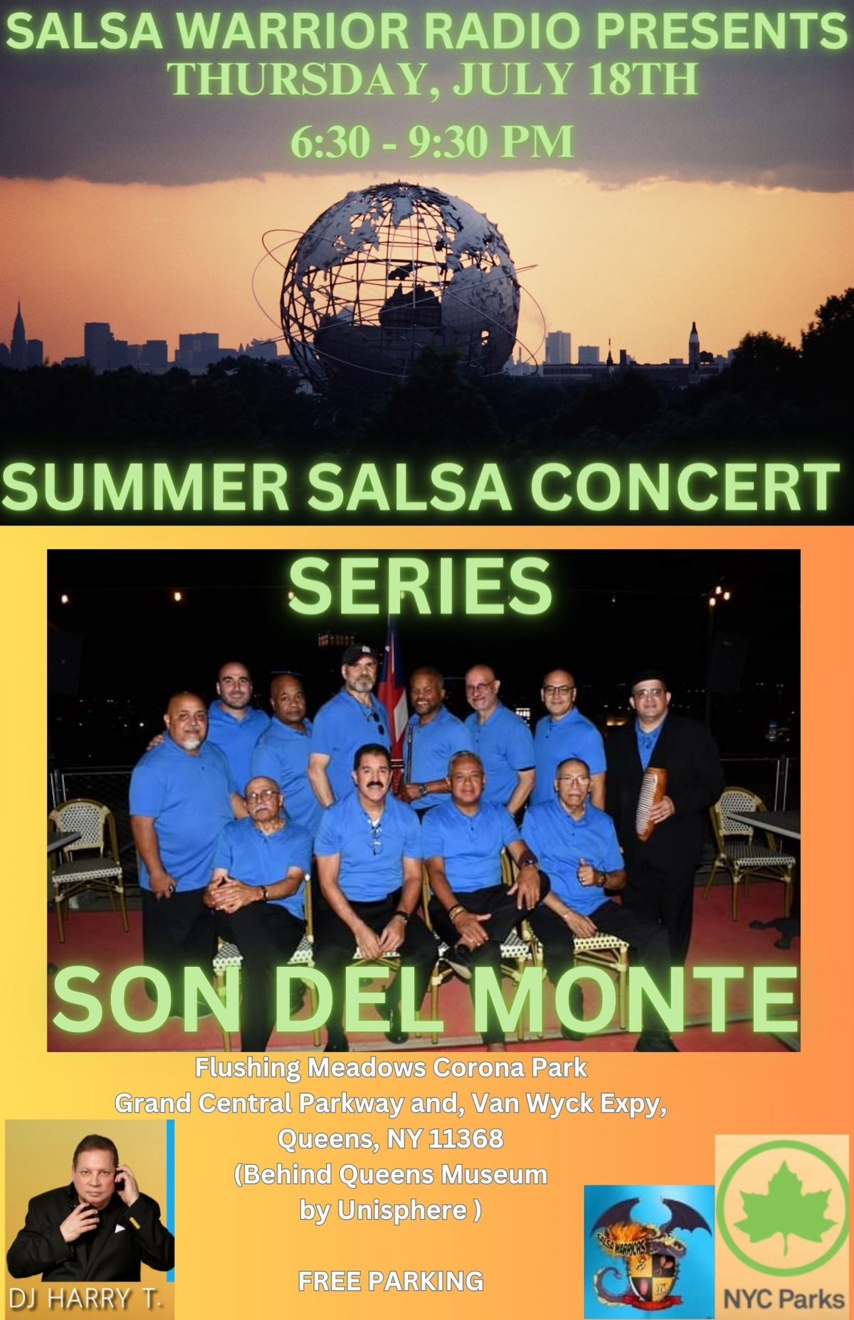 SON DEL MONTE AT FLUSHING MEADOW PARK
