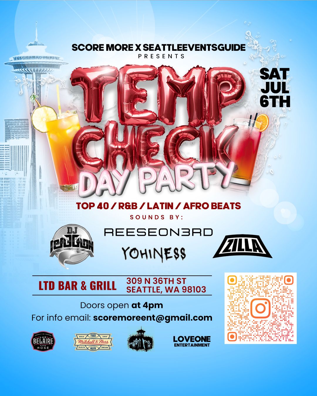 Temp Check Day Party @ LTD 