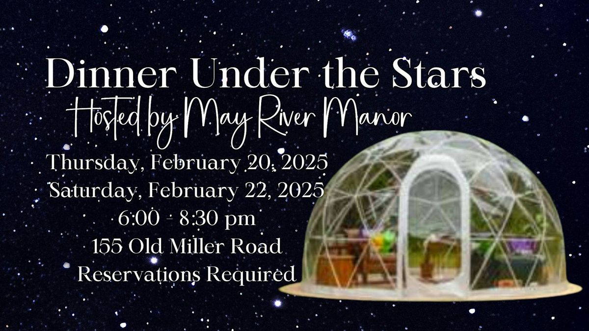 Dining Under the Stars Igloo Dining Experience