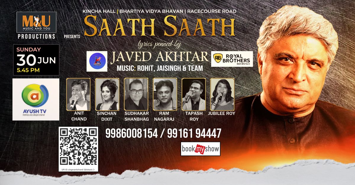 Saath Saath - Javed Akhtar - Hindi Musical Concert