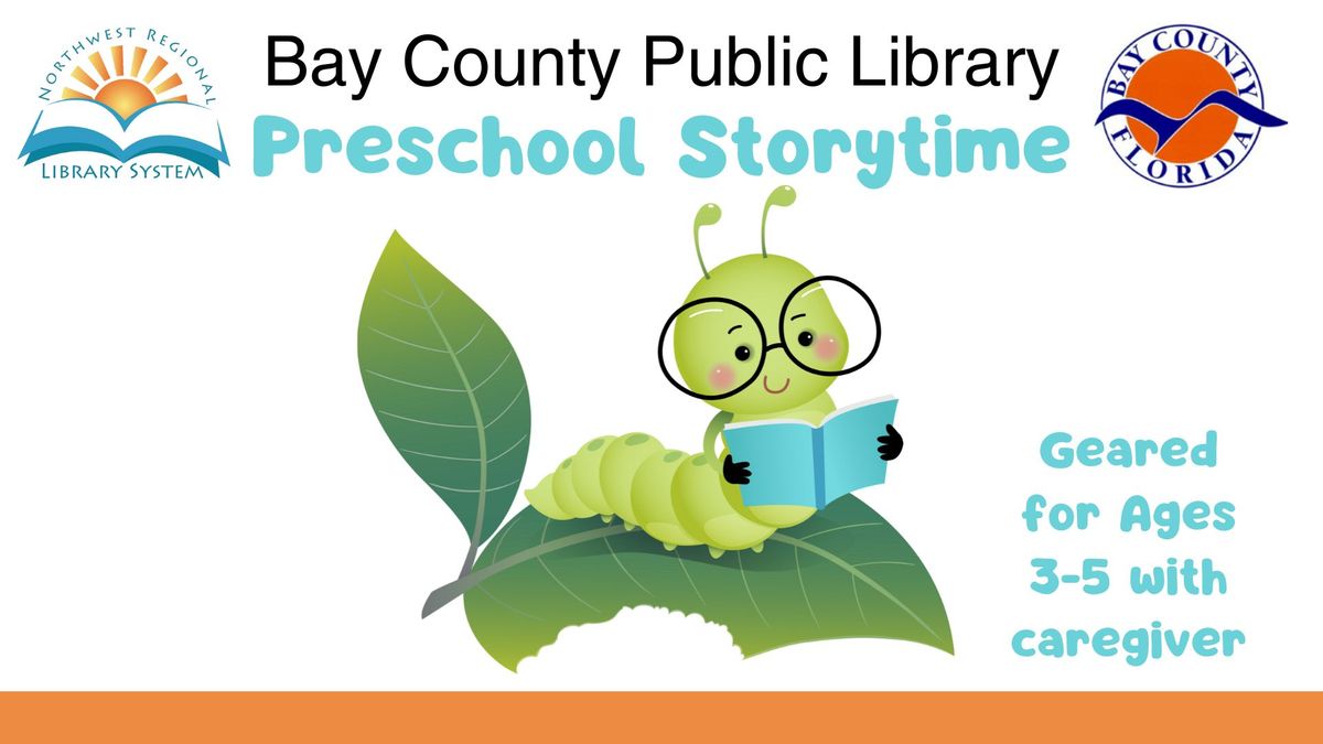Preschool Storytime (Ages 3 - 5 with Caregiver)