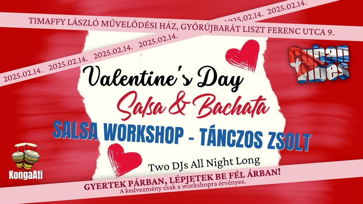 Valentine's Day - Salsa & Bachata - Gy\u0151r\u00fajbar\u00e1t