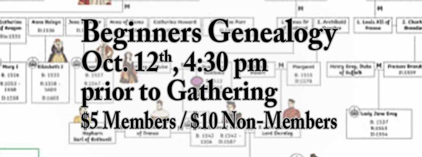 Beginners Genealogy Class