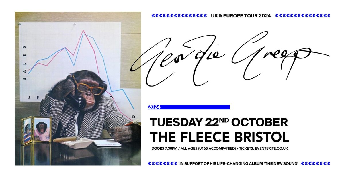 Geordie Greep + Knats at The Fleece, Bristol 22\/10\/24