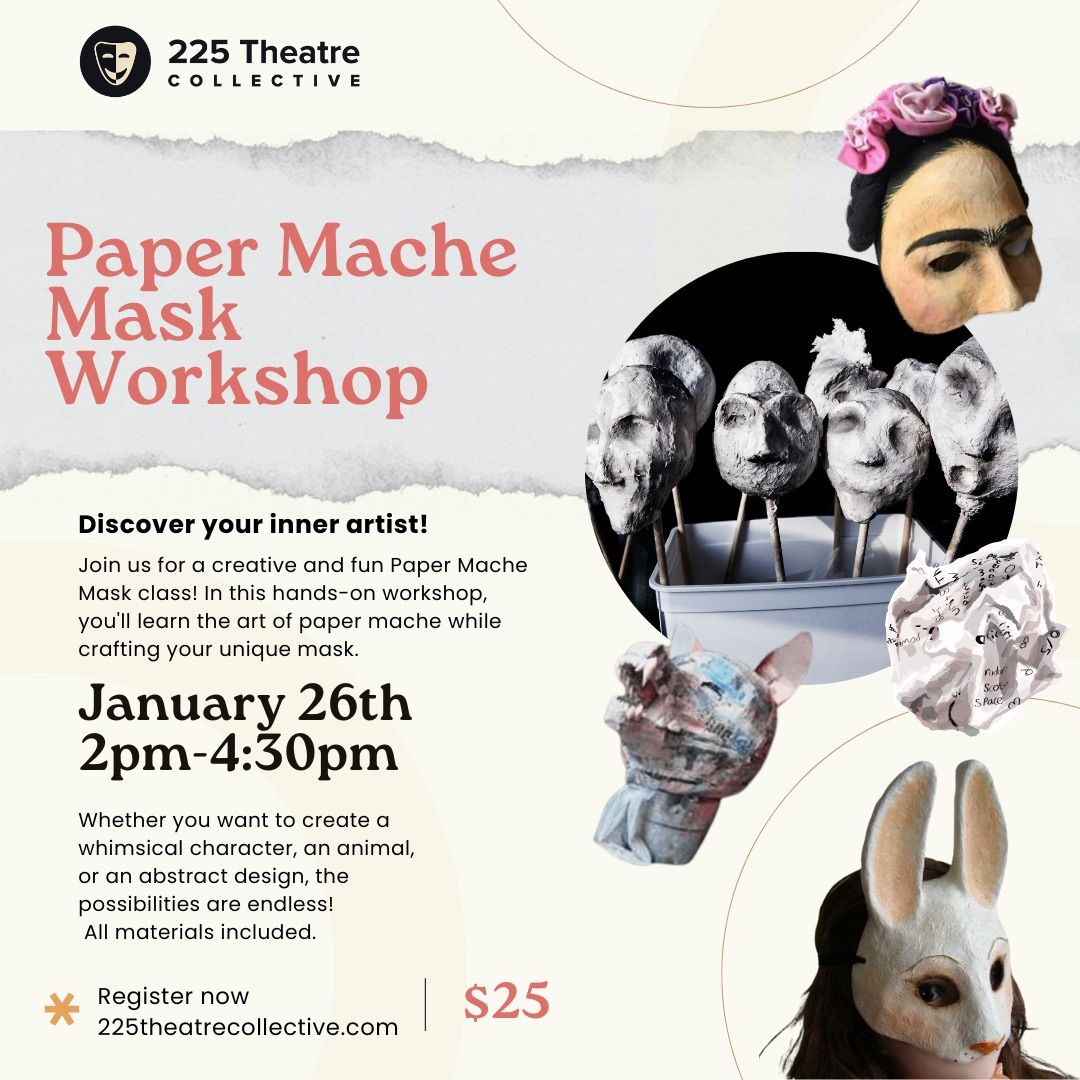 Paper Mache Mask Workshop