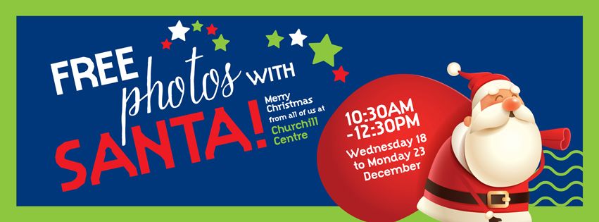 FREE Santa Photos at Churchill Centre! \ud83c\udf85\ud83c\udffb