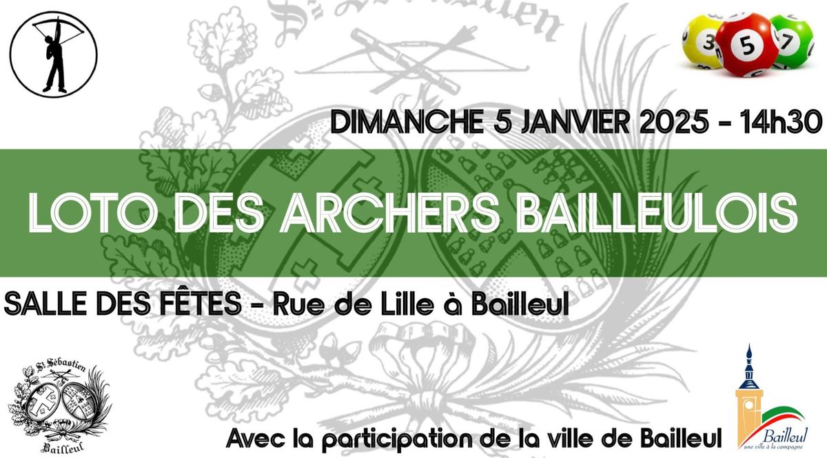 Loto des archers Bailleulois 2025