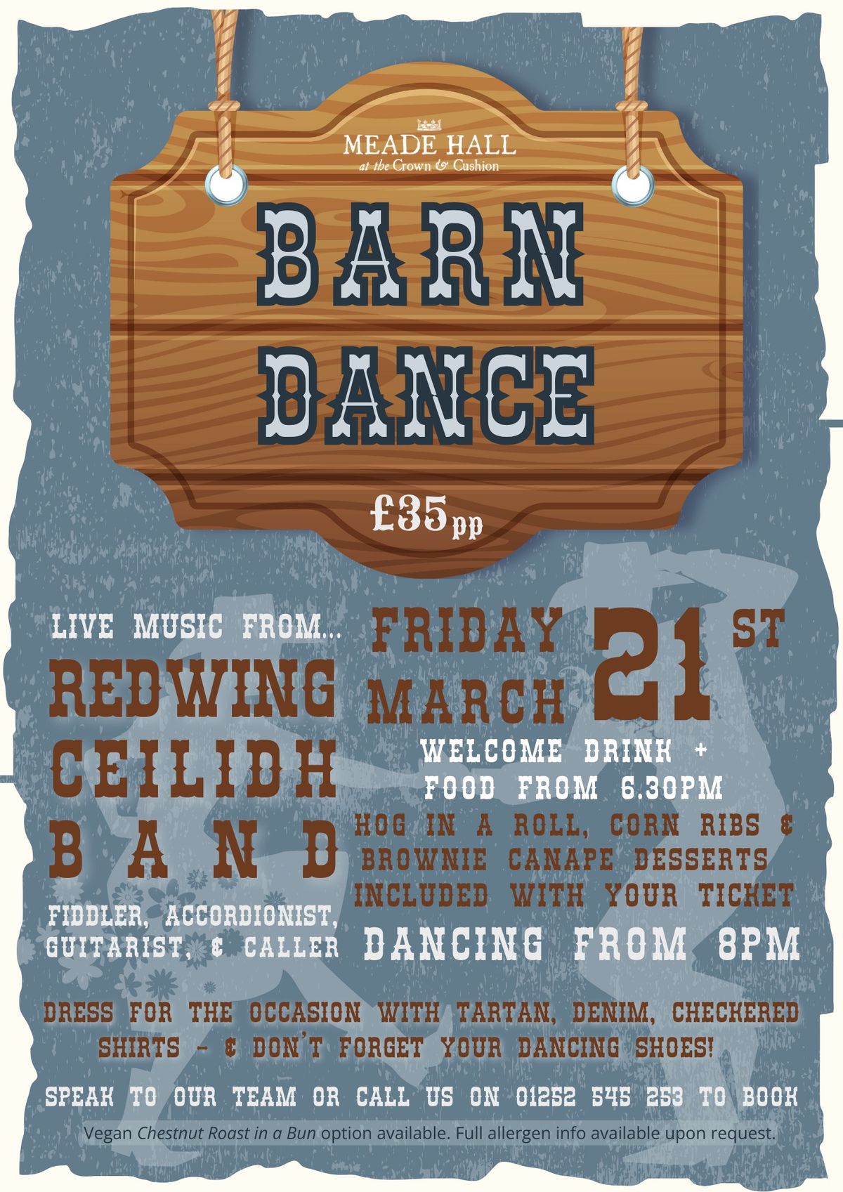 Barn Dance | Meade Hall at The Crown & Cushion