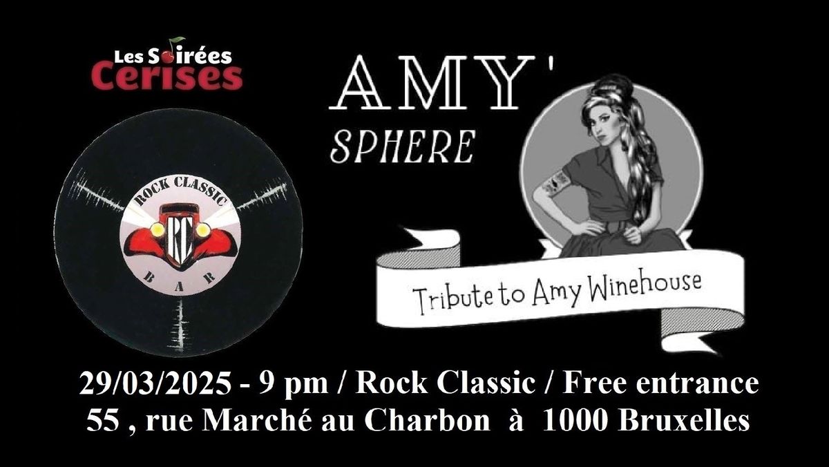 \ud83c\udf52 Amy'Sphere \/AMY WINEHOUSE tribute band\/ @ ROCK CLASSIC - 29\/03\/2025