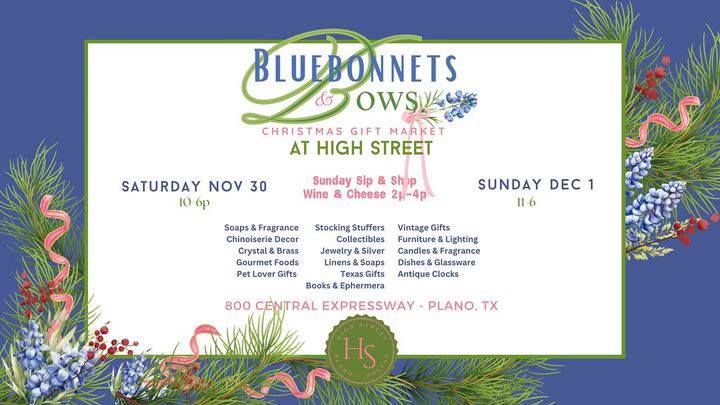 Bluebonnets & Bows Christmas Gift Market 