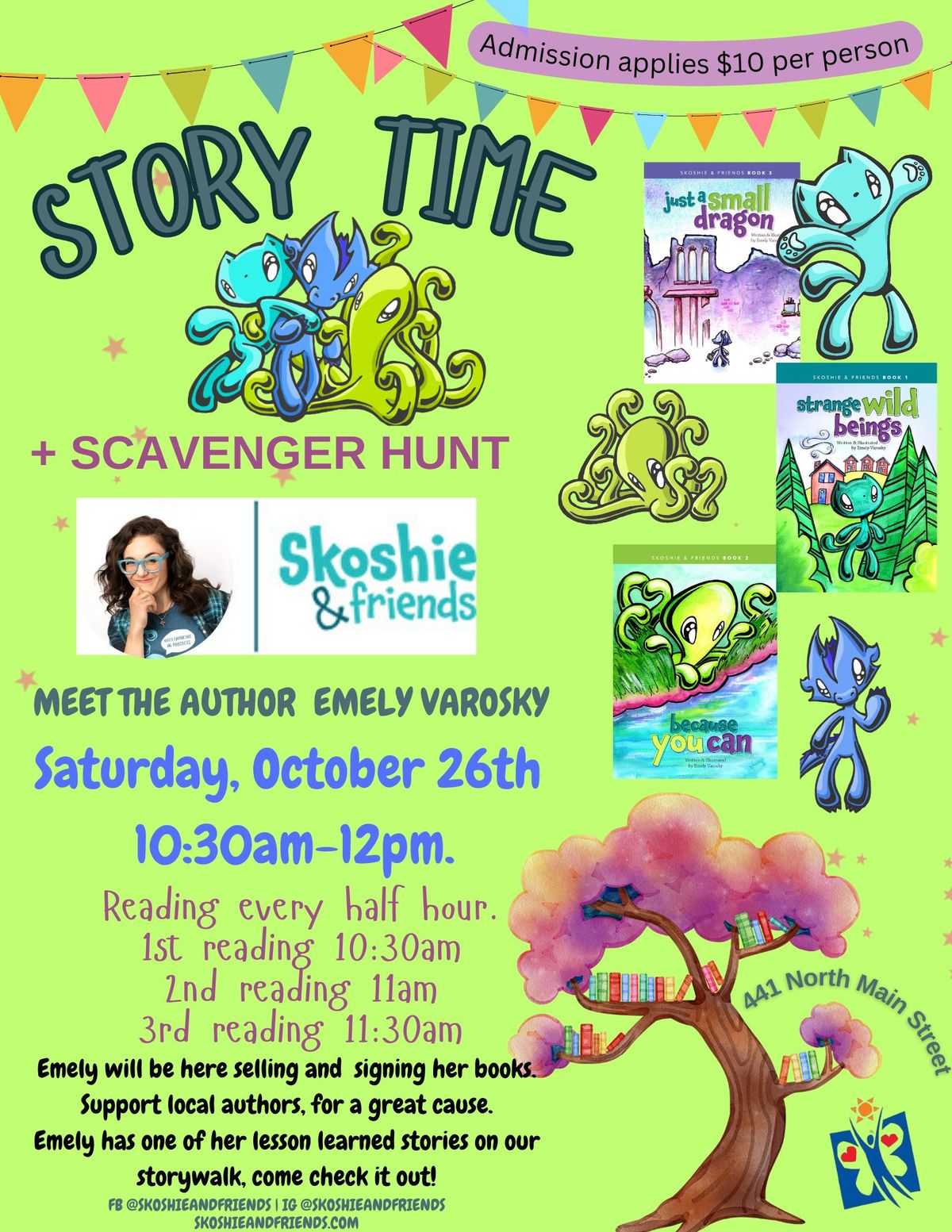 Storytime + Skoshie Scavenger Hunt