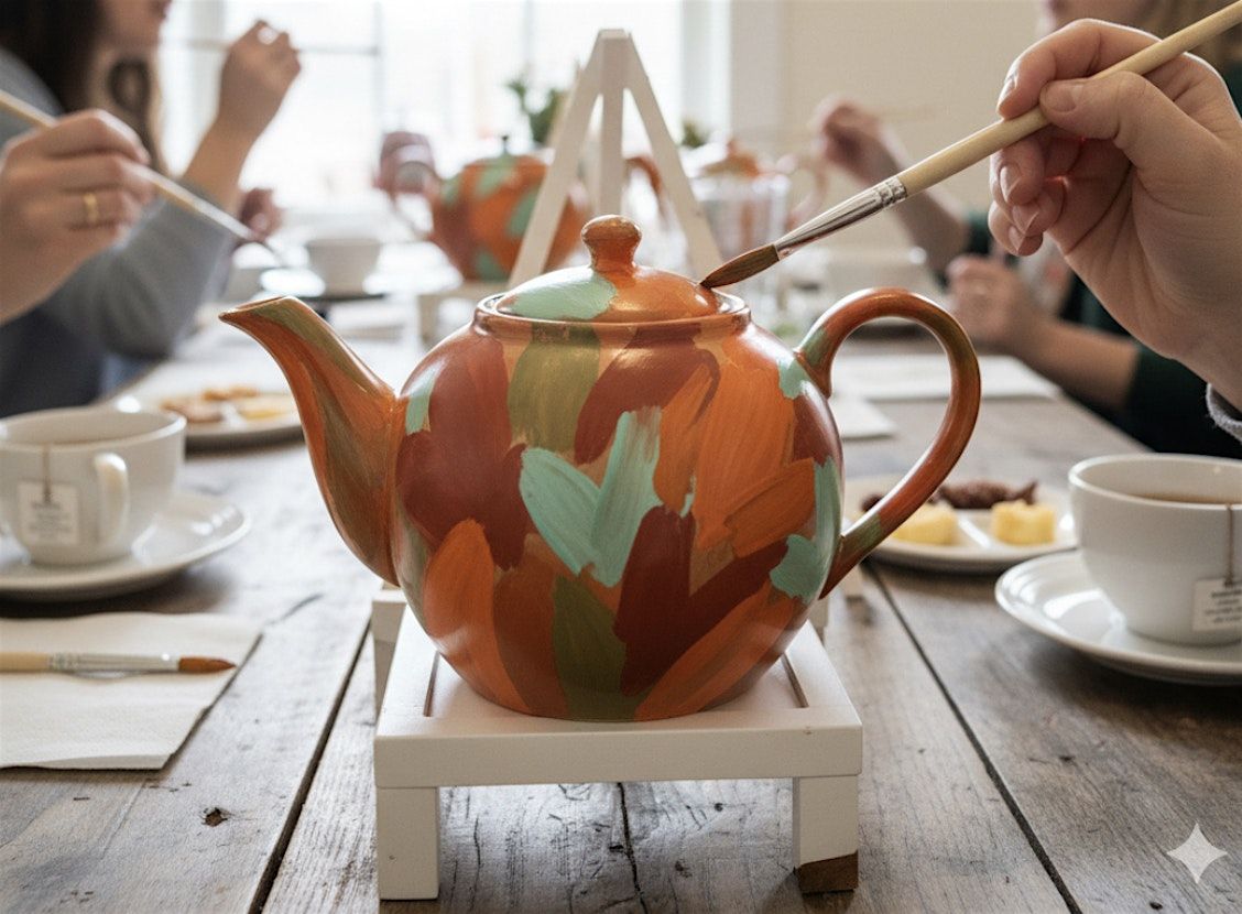 Thankful & Brewing: Teapot Paint & Sip