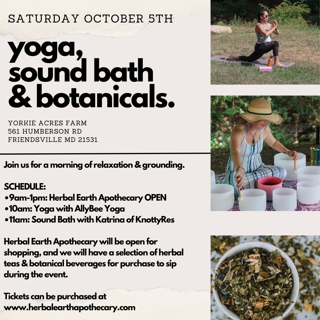 Yoga, Sound Bath & Botanicals