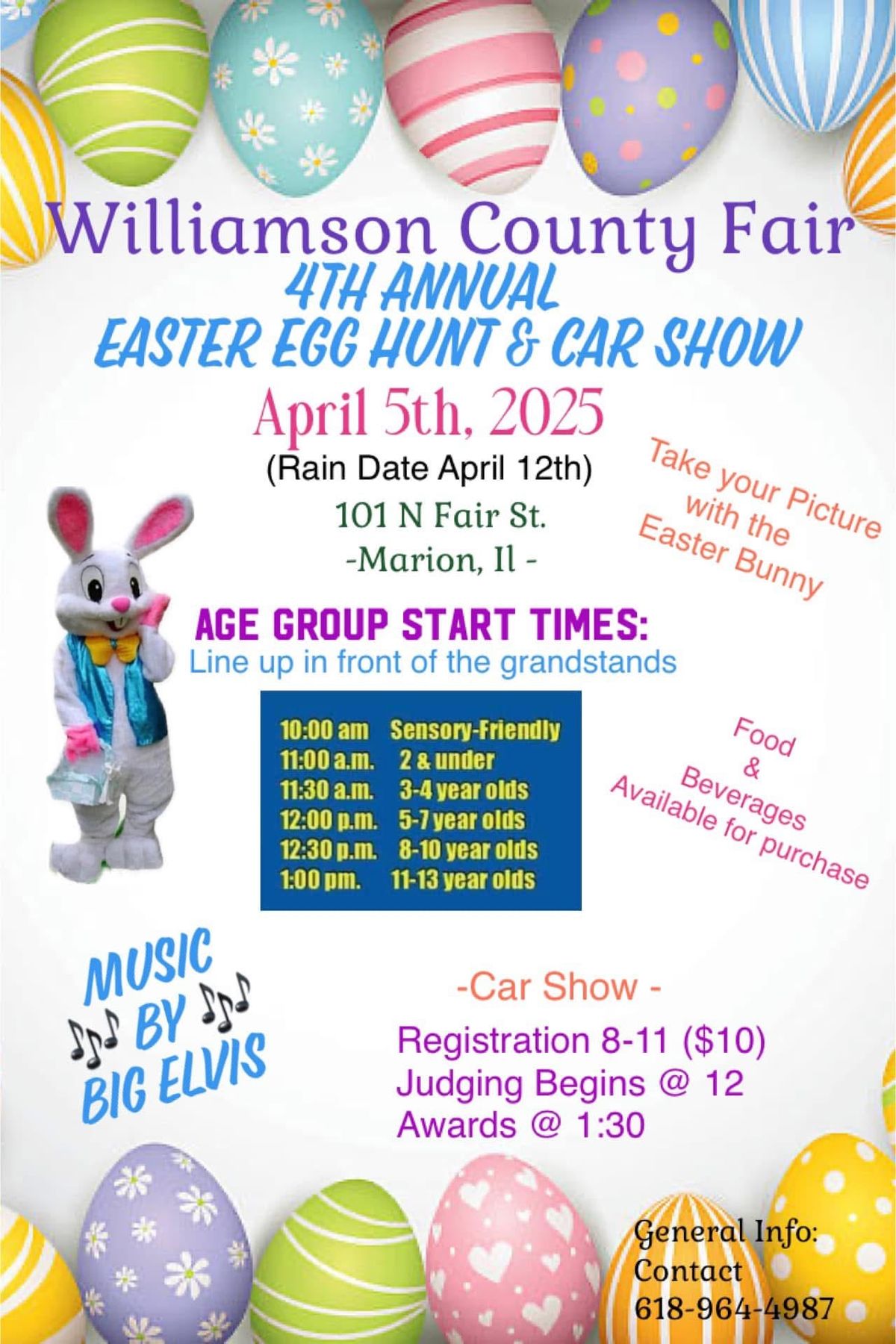 The 4th Annual Easter Egg Hunt and Car show!