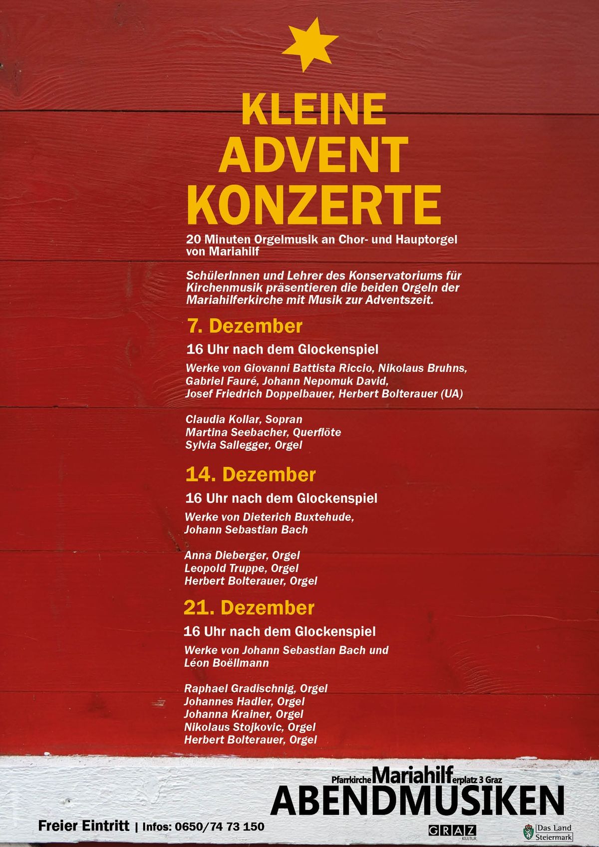 Kleine Adventkonzerte