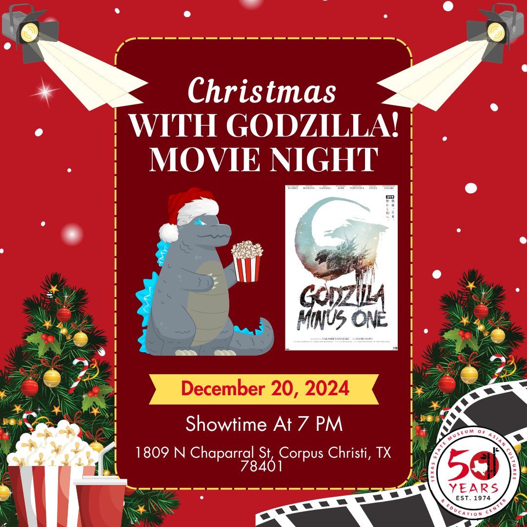 Christmas with GODZILLA! Movie Night