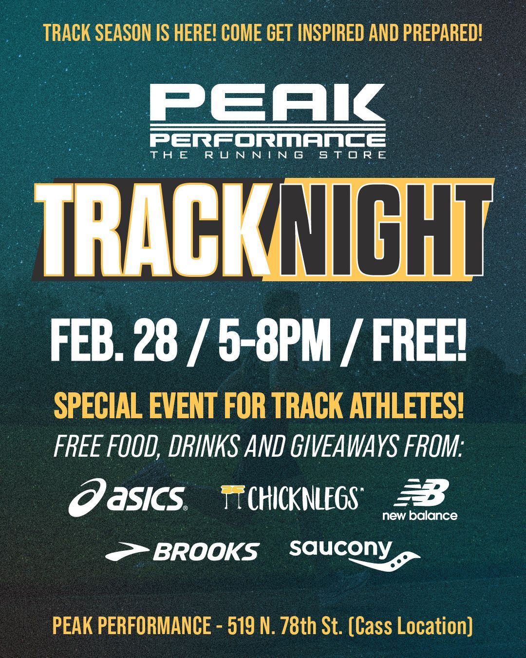 Peak Performance Track Night