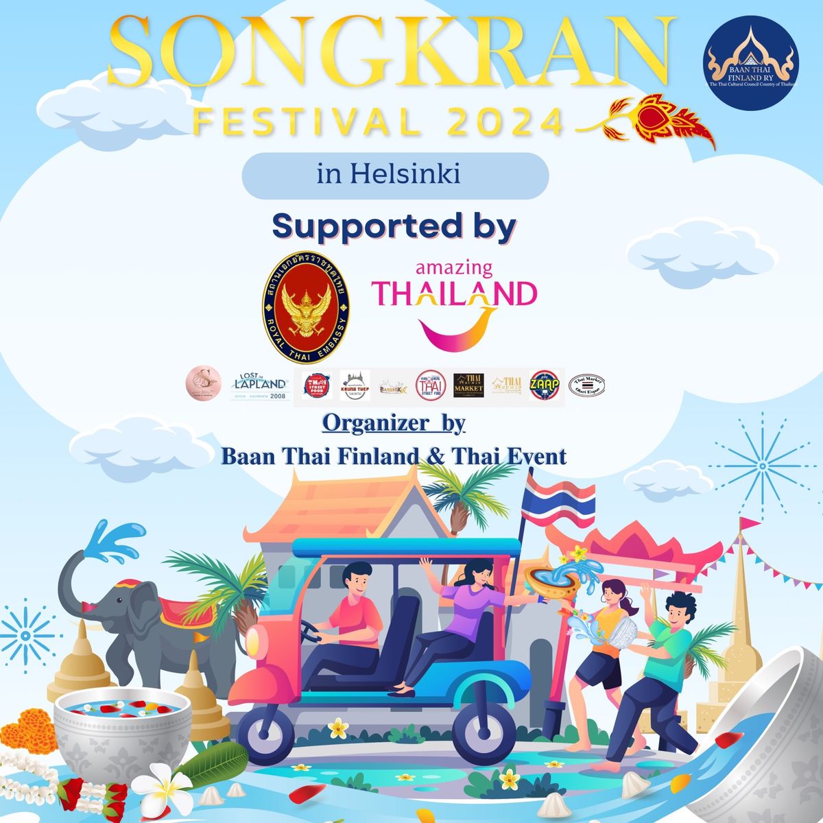 Thai Songkran Festival at Kamppi