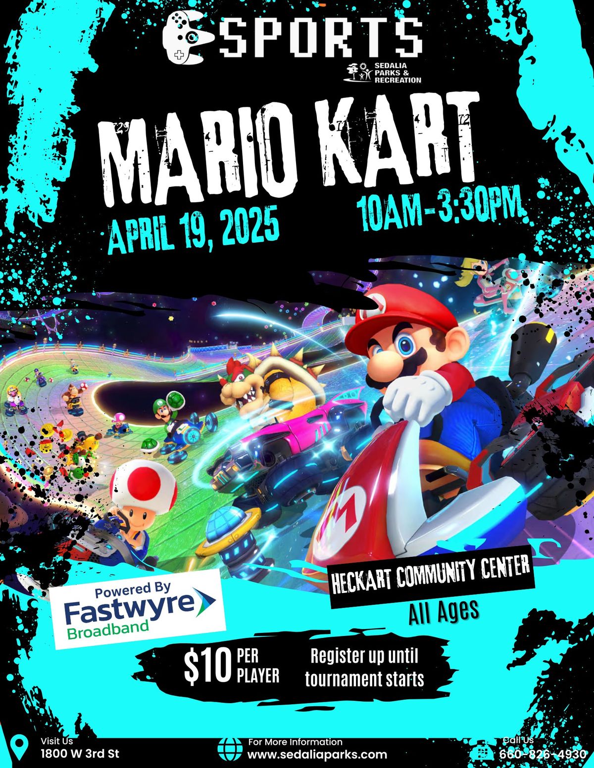 Esports Tournament Sponsored by Fastwyre - Mario Kart