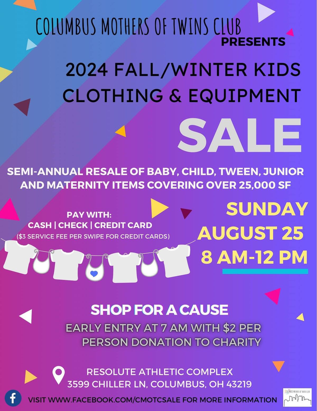 CMOTC Fall\/Winter Kids Clothing and Equipment Sale