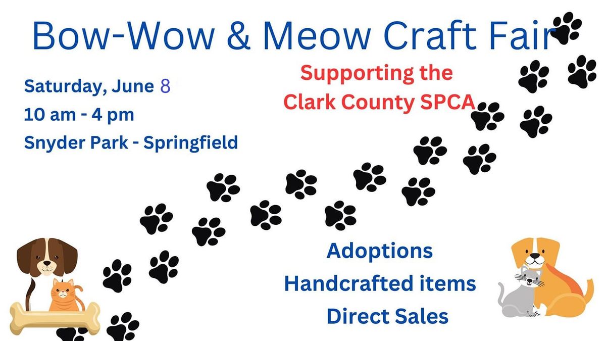 Bow Wow & Meow Craft Fair