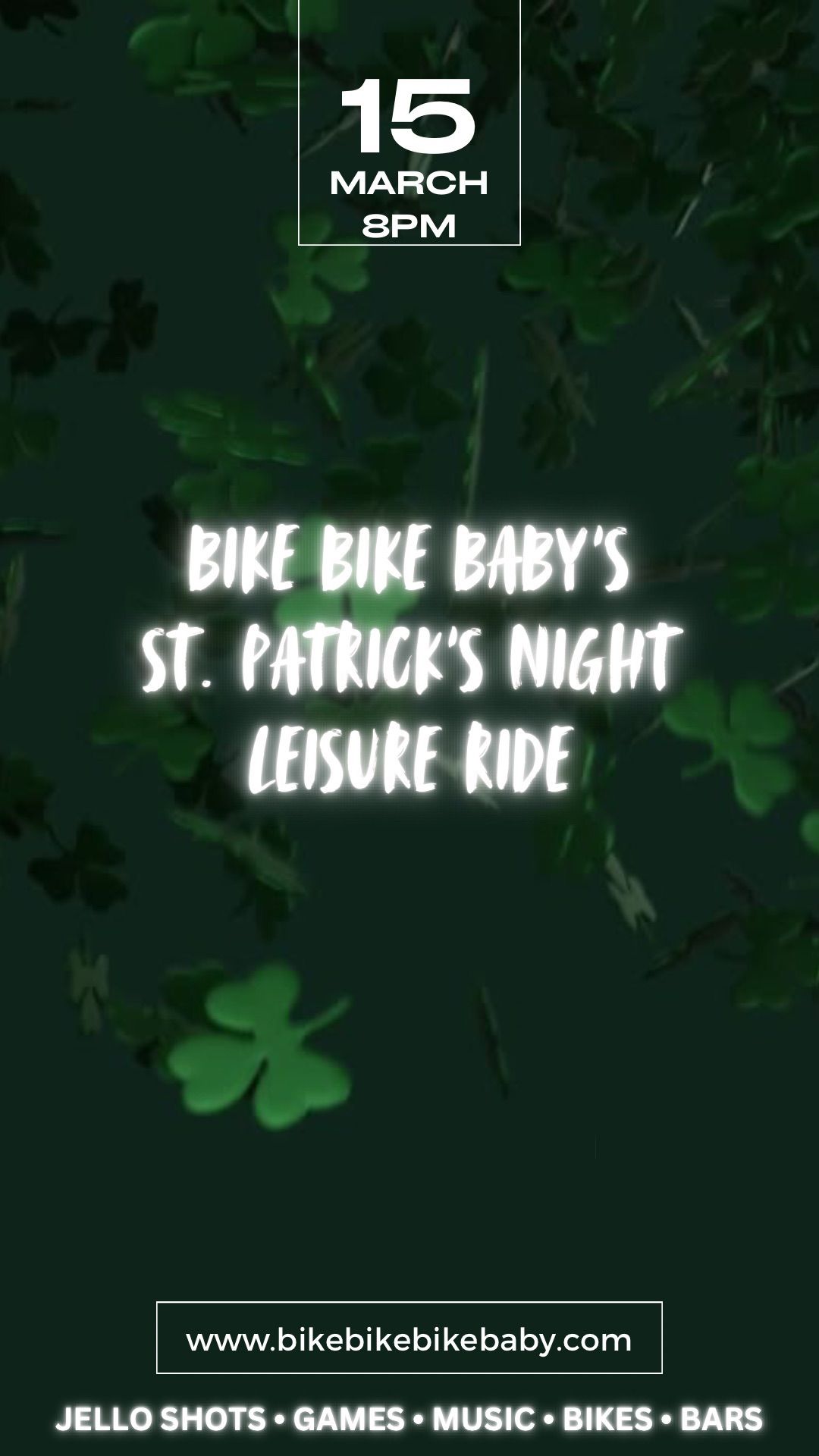 St. Patrick\u2019s Night Leisure Ride 