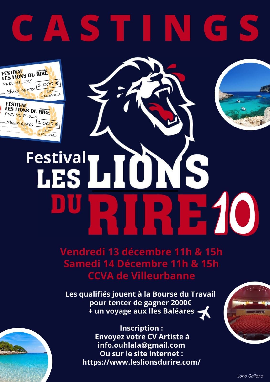 CASTING FESTIVAL LES LIONS DU RIRE