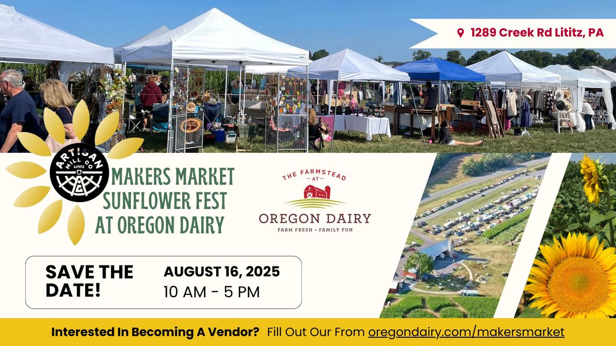 Artisan Mill Co. Sunflower Fest Makers Market at Oregon Dairy Farmstead